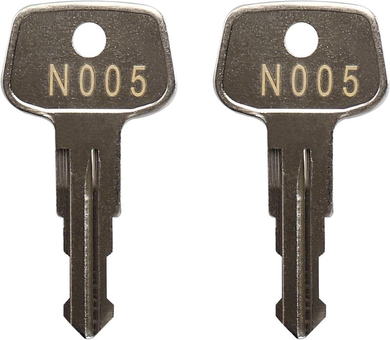 VIDABTE N005 Thule Series Frame Keys, N005 Key Replacement for Thule Ski, Roof, Cargo Box, Carrier Racks and Crossbar [Code N005] - Image 1